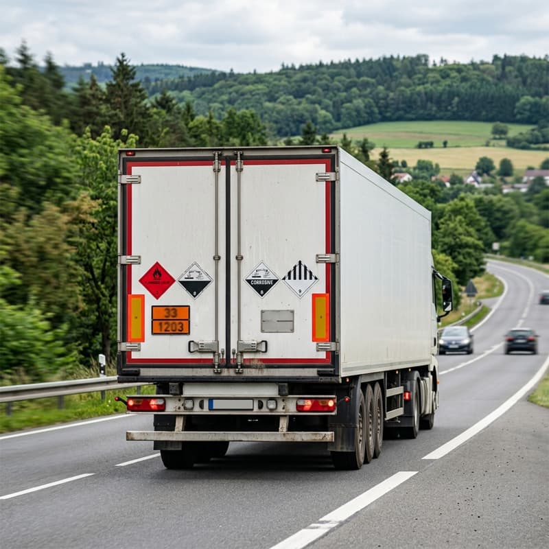 Transporte de mercancías peligrosas en Miño